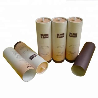 China Handmade Biodegradable Cheap Cosmetic/Dry Food/Protein Powder/Tea Paper Tube Cardboard Packaging Can Box Container for sale