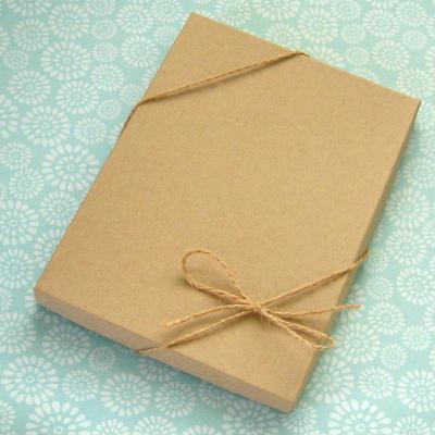 China Wholesale Recyclable Recycled Cardboard Packaging Kraft Paper Box Brown for sale