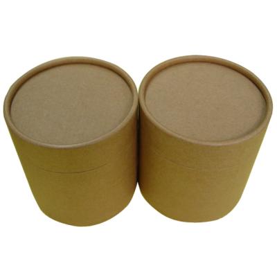 China Recycled Rigid Carbodard Natural Materials Color Kraft Tubes For Bottles for sale