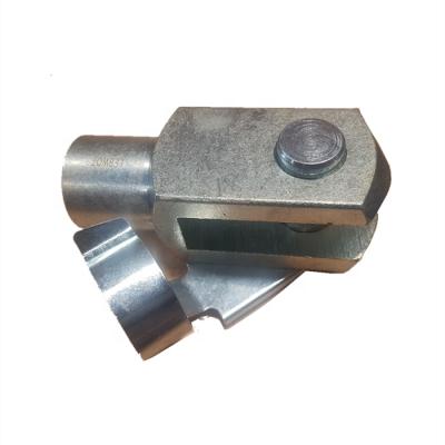 China Q235 Carbon Steel U Rod End Clevis Fork Damper With Spring Rod for sale