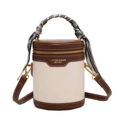 China Stylish cross the last/fasion - body bag for woman small single shoulder PU bucket bags for sale