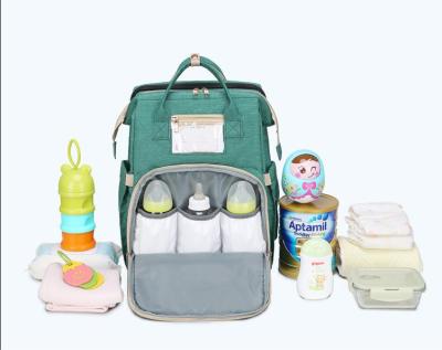 China With USB Multifunctional Convertible Diaper Bag Portable Mother's Changing Diaper Bag for sale