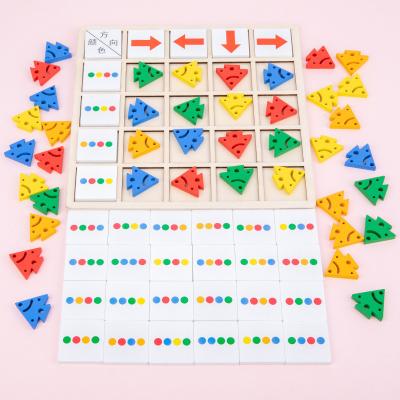 China YIWU Direction Recognition Direction Board Game Montessori Educational Early Educational Practicing Baby Toys Color Eco-friendly Material ALLO for sale