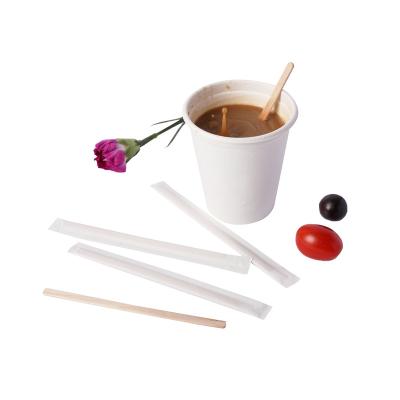 China 2022 Sustainable Hot Sales Individually Bundle Disposable Bamboo Coffee Stick for sale