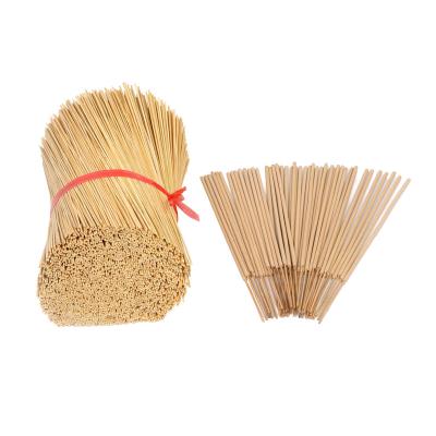 China Indian best quality bamboo incense lincense sticks bamboo round stick for sale