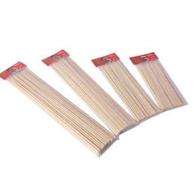 China Eco - Friendly Easily Cleaned Disposable Bamboo Barbecue Stick Kebab Stick for sale