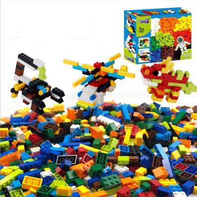 China DIY Plastic Brick Block 1000 Pcs Colorful Building Blocks Competitive Price Building Building Blocks For Kids Bricks for sale