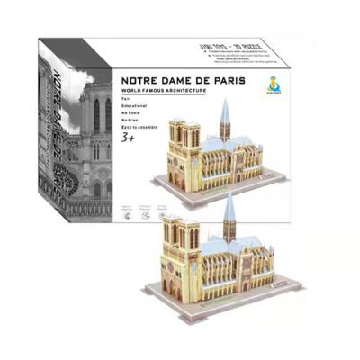 China No Glue & DIY 3d Tools No Glue Building Puzzle Paper Buildings World Famous Architecture 3d Puzzle For Kids for sale