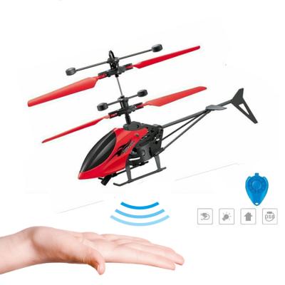 China Hand Induction Mini Rc Helicopter Toys Red Yellow Blue Elves Remote Control Helicopter for sale