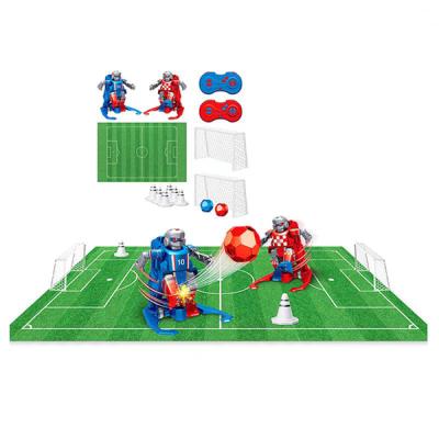 China RC Model Multiplayer RC Robot Toys 2 Colors Soccer Remote Control Robot Soccer Blue Red Toy Robot For Kids for sale