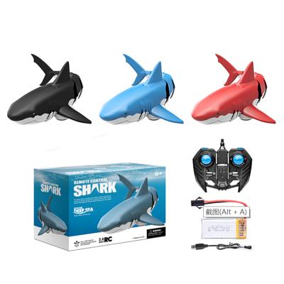 China Freedom Swimming RC Remote Control Shark Waterproof Freedom Swimming Shark Blue Remote Control Toy for sale