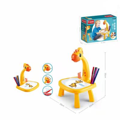 China 2021 Plastic Toys New Arrival Electric Toys Projector Painting Electric Creative Drawing Yellow Set (N1026388) for sale