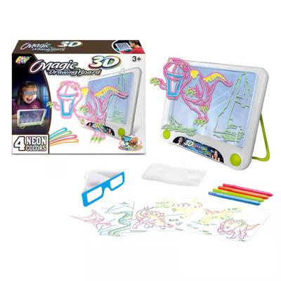 China Plastic (N103157) 2022 Popular Education Toys Led Drawing Board Magic Children's Drawing Toys For Children for sale