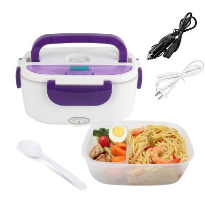 China Viable hot sale car hot heating electric lunch box and home portable multifunctional plastic liner food for sale