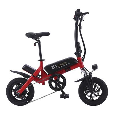 China Aluminum alloy high power electric bicycle good quality 36V 350W 12inch folding electric bike C1 Max Mini ebike for sale