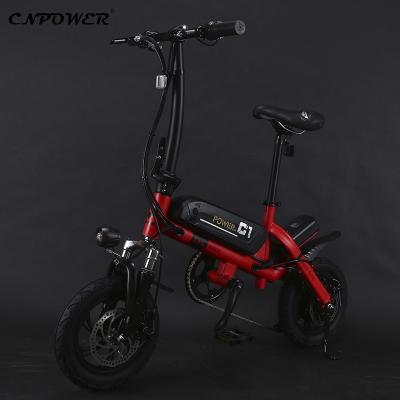 China Aluminum alloy factory direct sale hot sale on Amazon different color 36V 8AH ready to drop mini city electric bike for sale