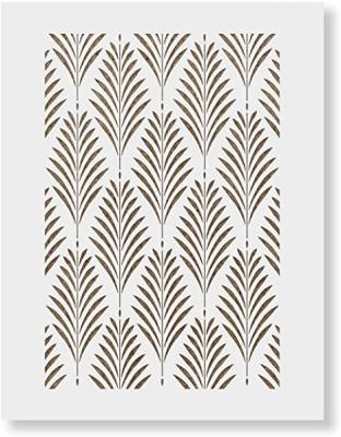 China Household Painting Tropical Wall Stencils Fern Pattern Wall Stencil - Reusable, Durable, Laser Cut XL 23