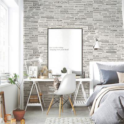 China Waterproof+ECO-Friendly Wallpaper Adhesive Designs Custom Wallpaper Vinyl Popular Home Wallpaper Stickers for sale