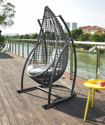 China 2 Years Warranty Rattan Garden Furniture Egg Swing Chair Patio Hanging Chair New for sale