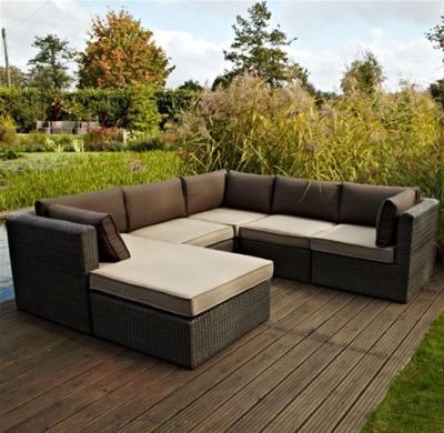 China Patio\Garden\Outdoor Sofa\Hotel\Restaurant Garden Toronto Furniture Patio Set Poly Rattan Sectional Furniture for sale