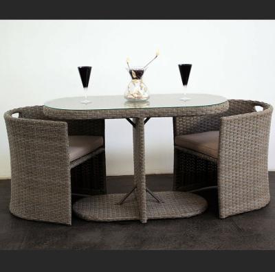 China Patio\Garden\Outdoor\Hotel\Restaurant 3 Piece Outdoor Table And Chairs Set Rattan Used Garden Table for sale