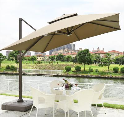 China Modern Outdoor Garden Patio Umbrella Cantilever Beach Umbrella for sale