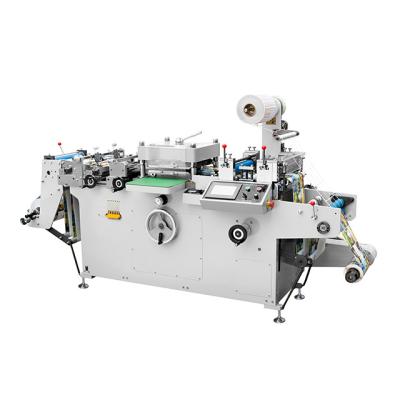 China Utm420z Automatic Adhesive Label Market Label Flatbed Die Cutting Machine With Flat Bed Screen Backup Printed Label Punch Press Cut for sale