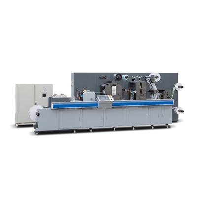 China Label Rotary / Semi-rotary Label Sticker Varnishing Lamination Cold Stamping Die Cutting Machine With Die Cutting Machine And Sheeting Functions for sale