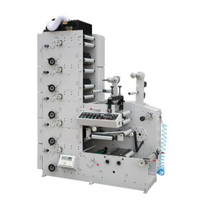 China Printing Automatic Flexo Printing With Rotary Die Cutting Machine For Label for sale