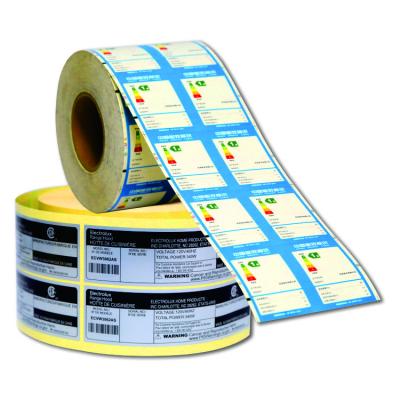 China Barcode Custom Printed Cosmetic Round Circle Logo Waterproof Self Adhesive Vinyl Food Roll Sticker for sale