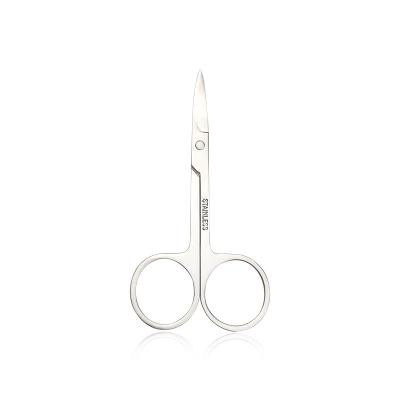 China Right-Handed Scissors Stainless Steel  Fine Professional Hair Trimming Eyebrow Scissors Eyebrow Eyelash Scissors for sale