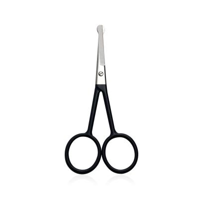 China Right-Handed Scissors Professional Grooming Scissors for Personal Care Facial Hair Removal and Nose Eyebrow Trimming Stainless Steel Fine Straight for sale