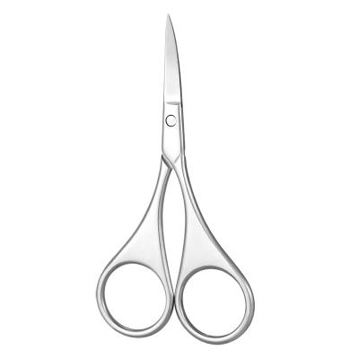 China Right-Handed Scissors Stainless Steel  Fine Professional Hair Trimming Eyebrow and nose hair Scissors Eyebrow Eyelash Scissors for sale