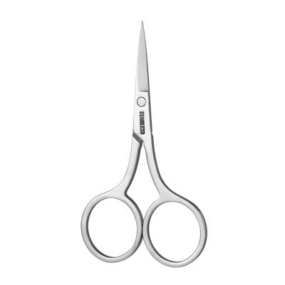 China Right-Handed Scissors Stainless Steel  Fine Professional Hair Trimming Eyebrow and nose hair Scissors Eyebrow Eyelash Scissors for sale