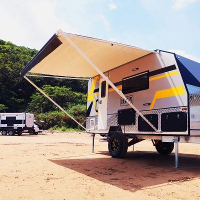 China RV Manual Control Roll Out RV Tent Camping Campers Tent/campers/trailers/caravans for sale