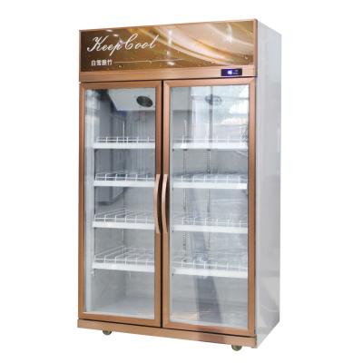 China 2020 New Single-Temperature Double Door Upright Freezer Deep Bottom Freezer Refrigerator and Freezer for sale