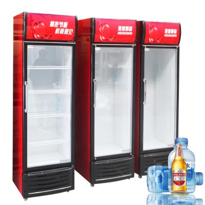 China High Quality Single-Temperature Single Door Beverage Display Fridge/Beer Glass Door Display Freezer For Sale for sale