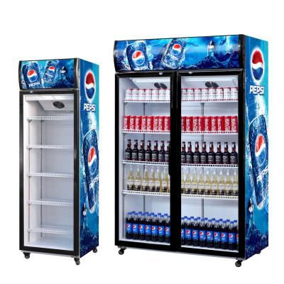 China Single-temperature 370 L Single Door Vertical Chest Freezer Showcase Freezers China Manufacturer Factory Wholesale Price for sale