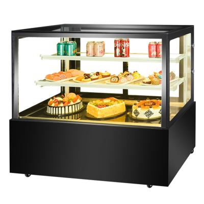 China High Quality Single-temperature Refrigerated Cake Showcase Bakery Bakery Display Cabinet Cake Display Refrigerator for sale