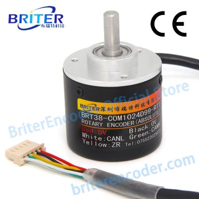 China Driving Training Simulator/Tower Crane Analog Encoder Single-Turn High Precision Absolute Angle Speed ​​Measurement 0-5V 10V 4-20mA Output Briterencoder for sale