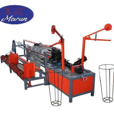 China Full Automatic Construction 5m Width Chain Link Fence Making Machine For Korea for sale