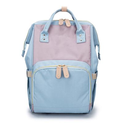 China Lightweight Durable Bag Wholesale Customized Diaper Backpack Polyester Diaper Bag Backpack for sale