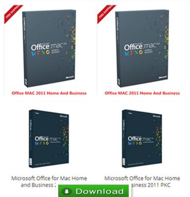 China Home And Business  Office 2011 Product Key For MAC OS for sale