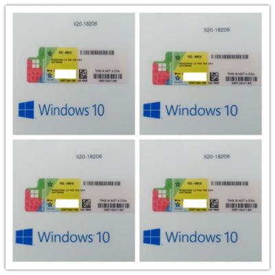 China  10 Professional Product Key Sticker For OEM Software Online Activation for sale