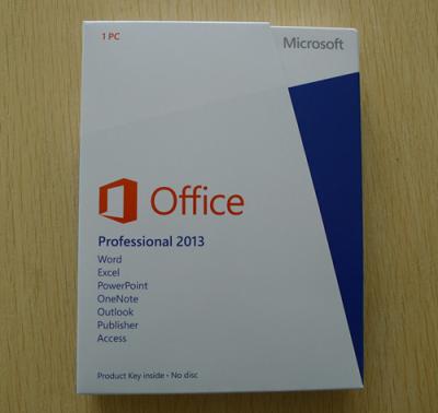 China  Office 2013 Product Key Card For Computer Utility Software for sale