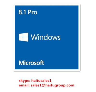 China Código dominante del producto lleno de la versión FPP Windows 8, favorable 32/64 pedazos llave de Microsoft Windows 8,1 en venta