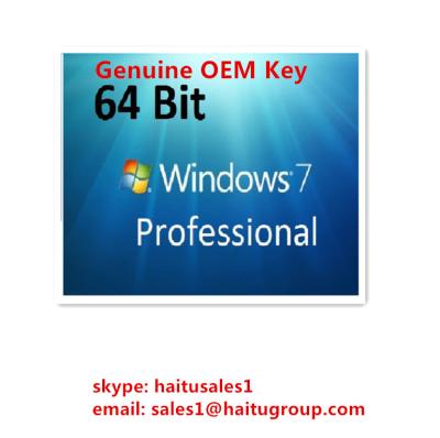 China Microsoft Windows 7 Product Zeer belangrijke Codes, Vensters 7 Professionele OEM Sleutel 32/met 64 bits Te koop