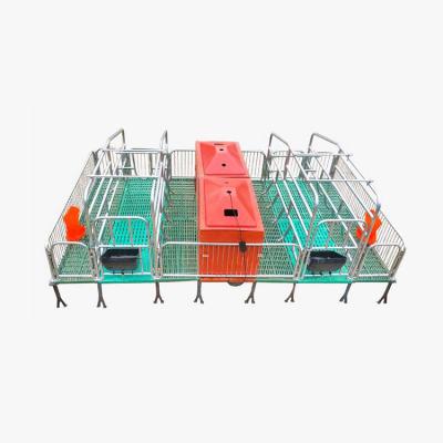 China Durable Hot Sale Pig Farming Hot Dip Galvanizing Crate Delivery Farrow Bed for sale