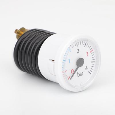 China Used To High Quality Measuring Air Capillary Tube Steam Boiler Pressure Gauge Gas Boiler 0-4 Bar Water Pressure Gauge for sale