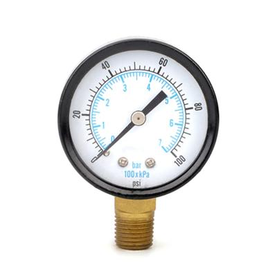 China Used to Measure Air Marine Vacuum Pressure Gauge Shockproof High Pressure Ordinary Iron Shell Glass Surface Pressure Gauge for sale